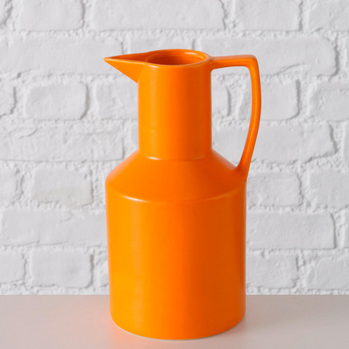VASE  - Orange, Basics, Keramik (15/13,5/25cm) - Boltze Home