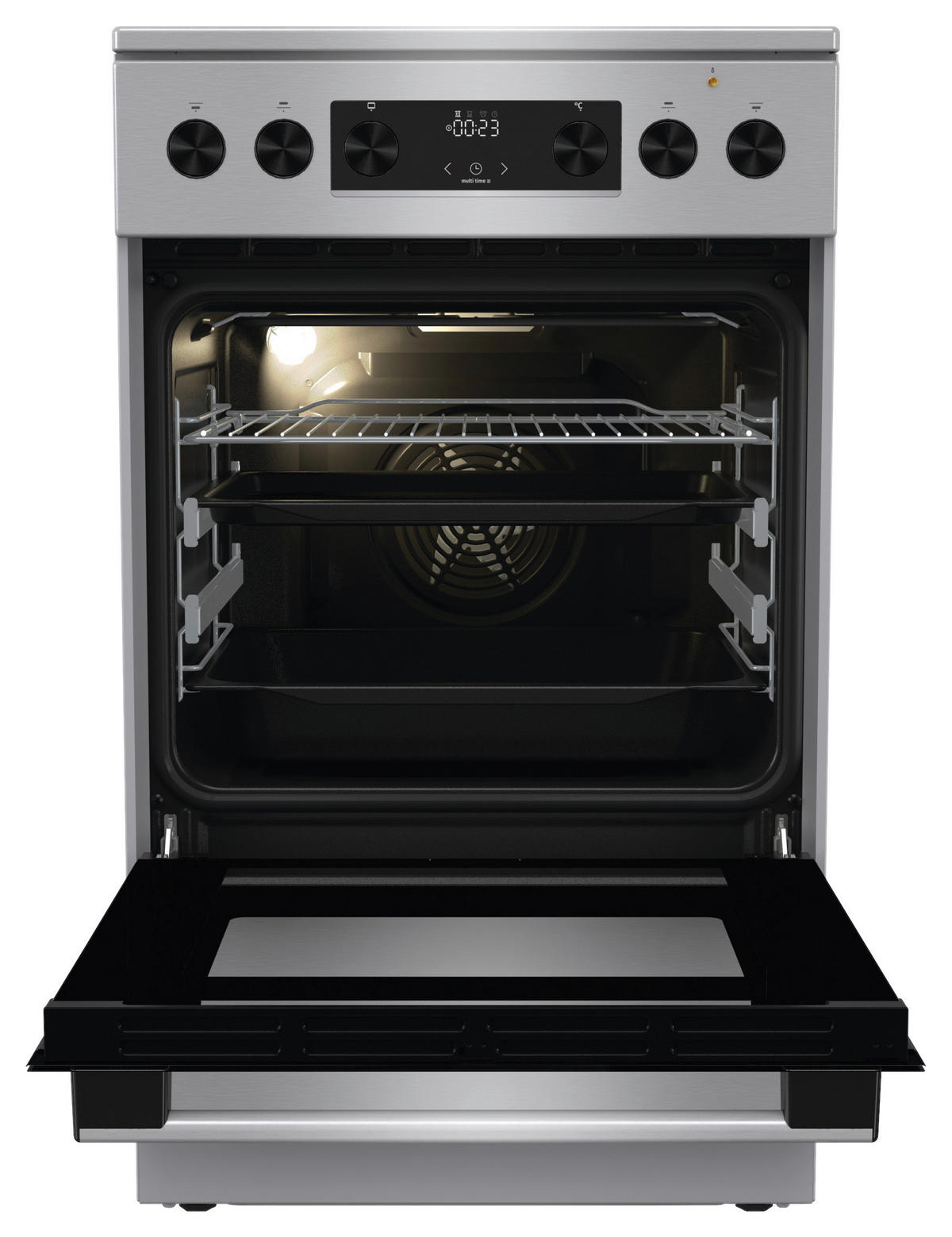 HERD GECS5C70XPA  - Edelstahlfarben, Trend, Glas/Metall (50/85/59,4cm) - Gorenje