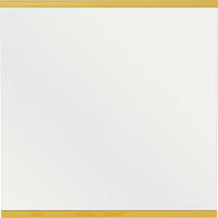 NÁSTĚNNÉ ZRCADLO, 75/75,6/4,6 cm,  - žlutá, Design, kompozitní dřevo/sklo (75/75,6/4,6cm) - Invivus