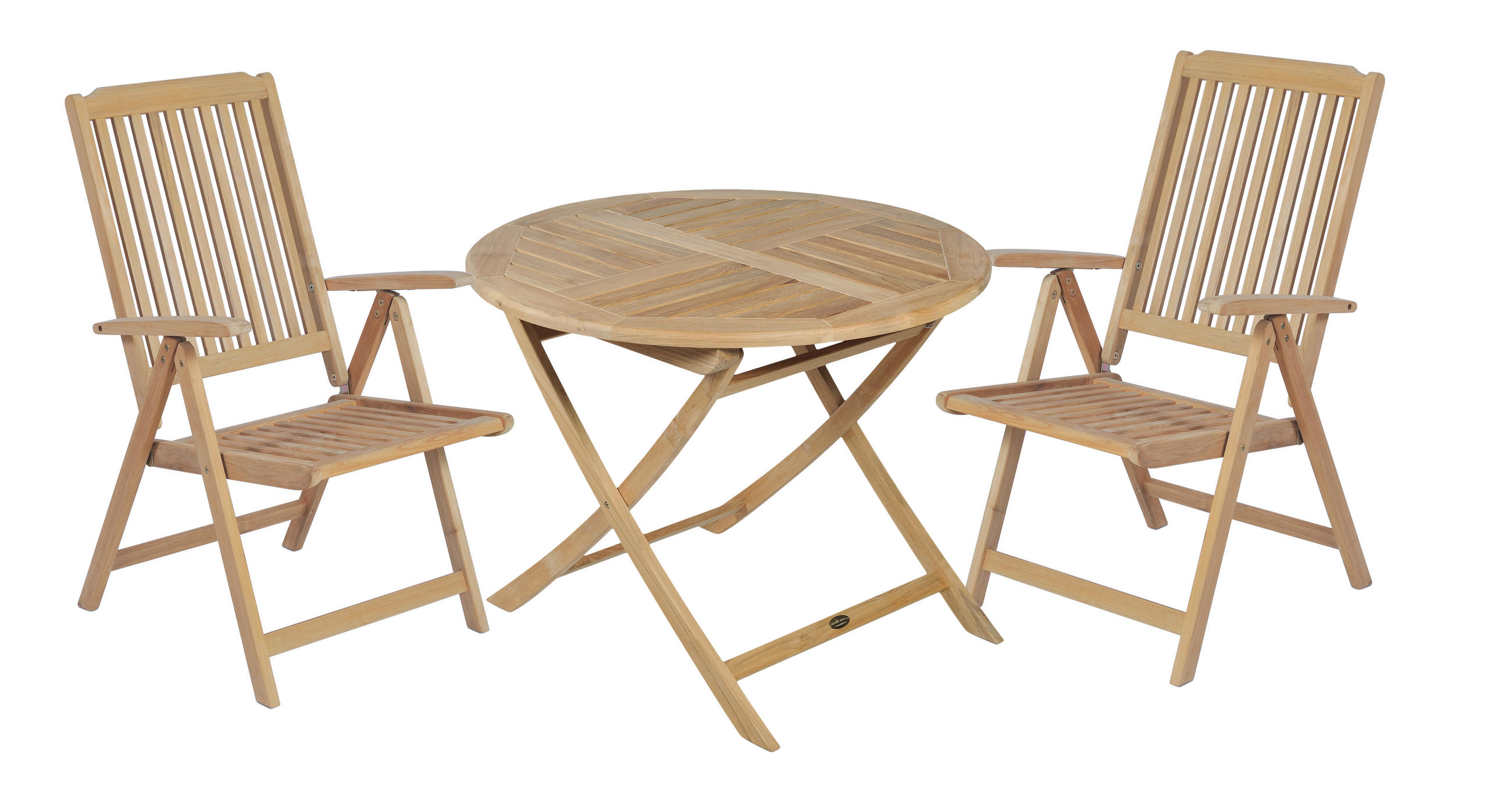 GARTENSET Teakholz Hartholz  - Teakfarben, Basics, Holz (66/103/58cm) - Gardenson