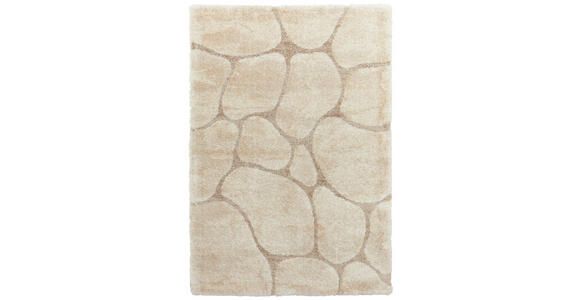 HOCHFLORTEPPICH 80/150 cm Stoney  - Sandfarben, Trend, Textil (80/150cm) - Novel