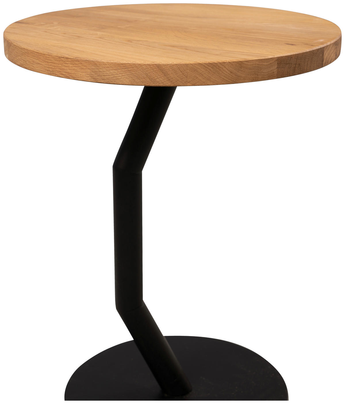BEISTELLTISCH in Holz, Metall 35/35/45 cm  - Wildeiche/Schwarz, Basics, Holz/Metall (35/35/45cm)