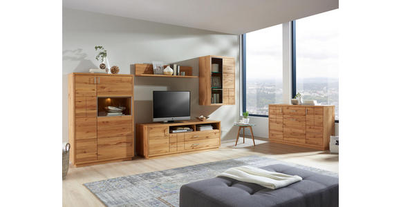 SIDEBOARD 140/88/38 cm - Edelstahlfarben/Buchefarben, KONVENTIONELL, Holz/Metall (140/88/38cm) - Cantus