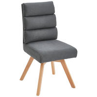 STUHL  - Naturfarben/Grau, MODERN, Holz/Textil (45/88/62cm) - Livetastic