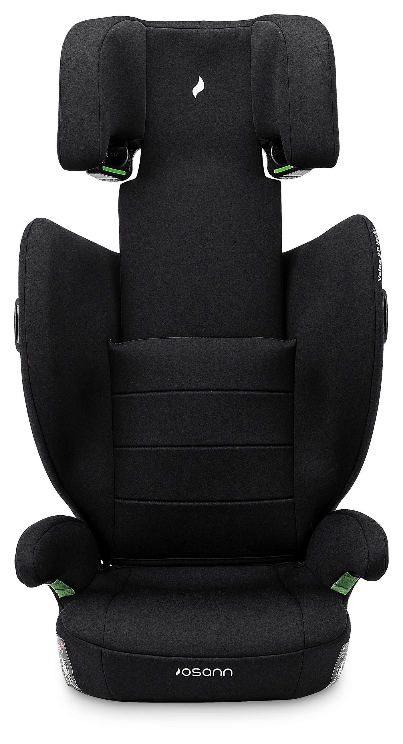 KINDERAUTOSITZ Volpo SP Isofix  - Schwarz, Basics, Kunststoff/Textil (37/43/77cm) - Osann