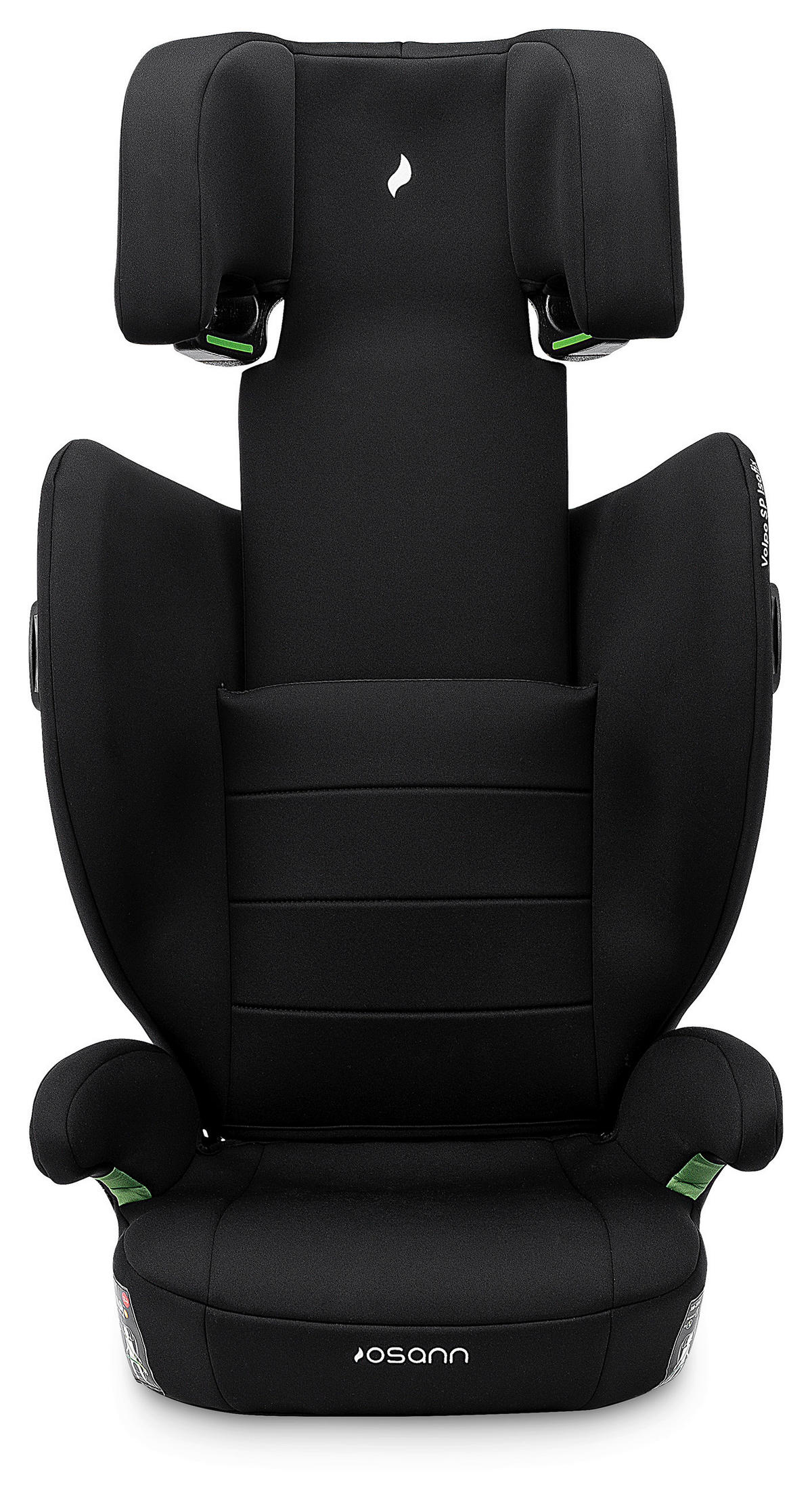 KINDERAUTOSITZ Volpo SP Isofix  - Schwarz, Basics, Kunststoff/Textil (37/43/77cm) - Osann