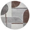 WEBTEPPICH 160 cm Valencia Grau, Weiß, Bordeaux  - Bordeaux/Weiß, Design, Textil (160cm)
