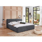 POLSTERBETT 180/200 cm,  in Grau,  - Grau, Design, Textil (180/200cm) - Xora