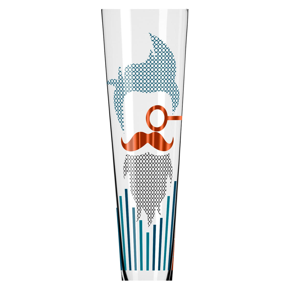 BIERGLAS 385 ml  - Türkis/Blau, LIFESTYLE, Glas (7,5/7,5/24,9cm) - Ritzenhoff