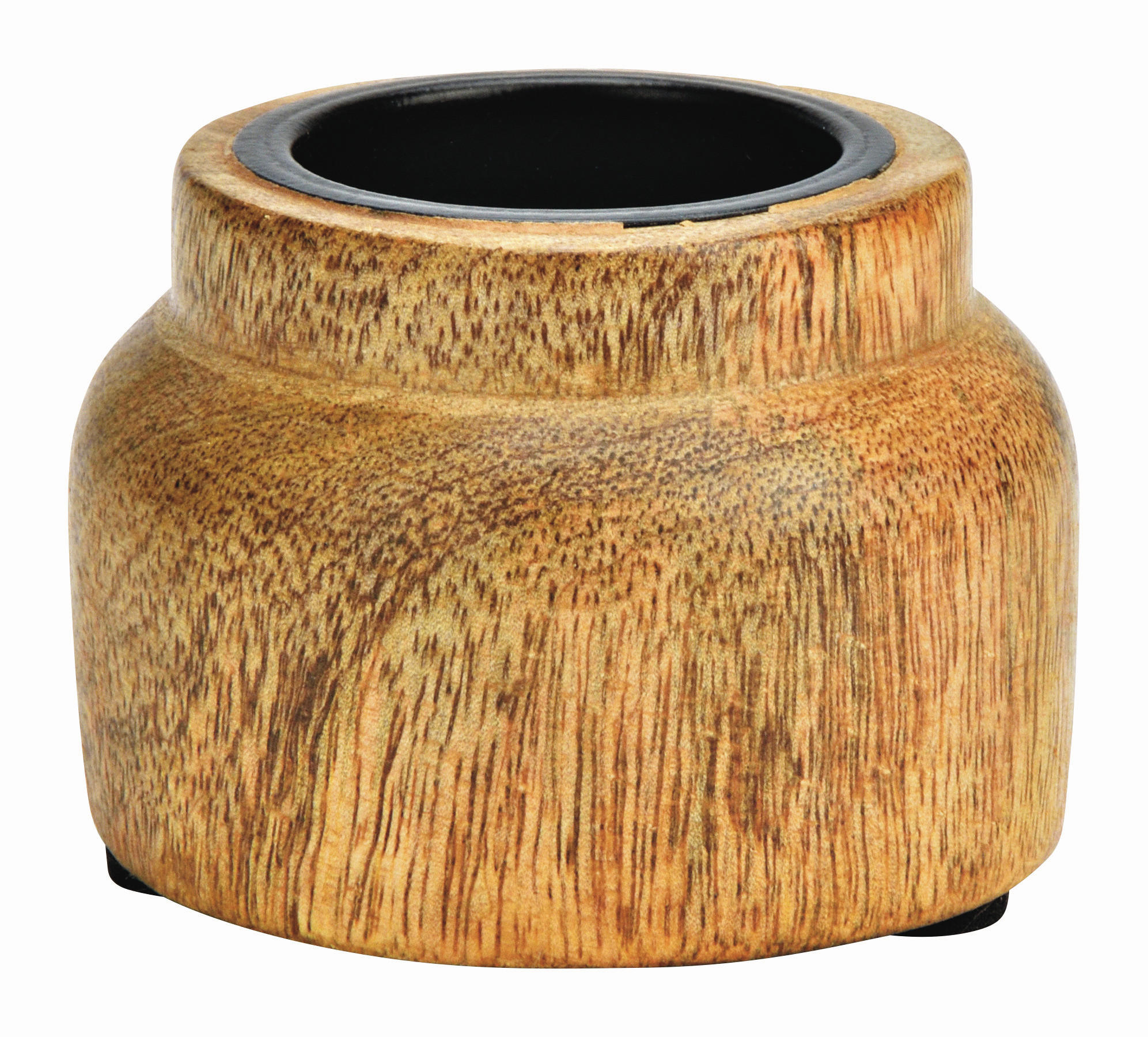 TEELICHTHALTER  - Naturfarben, Basics, Holz (5,5/7,5/7,5cm)