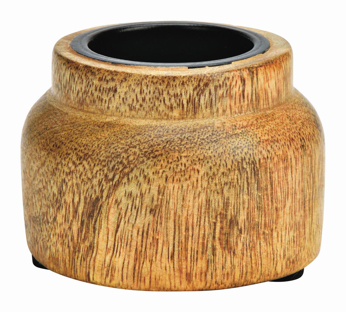 TEELICHTHALTER  - Naturfarben, Basics, Holz (5,5/7,5/7,5cm)