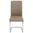 SCHWINGSTUHL in Metall, Textil Taupe, Edelstahlfarben - Taupe/Edelstahlfarben, Design, Textil/Metall (44/100/64cm) - Novel SCHWINGSTUHL in Metall, Textil Taupe, Edelstahlfarben - Taupe/Edelstahlfarben, Design, Textil/Metall (44/100/64cm) - Novel