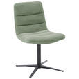 STUHL - Schwarz/Graugrün, Design, Textil/Metall (52/88/66cm) - Dieter Knoll