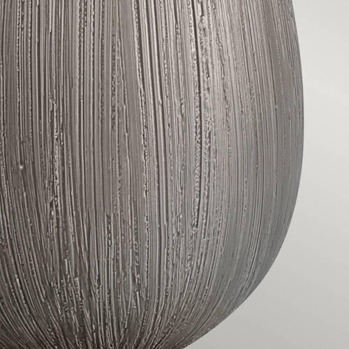 TISCHLEUCHTE - Silberfarben, Design, Keramik/Textil (30/54cm) - Elstead Lighting