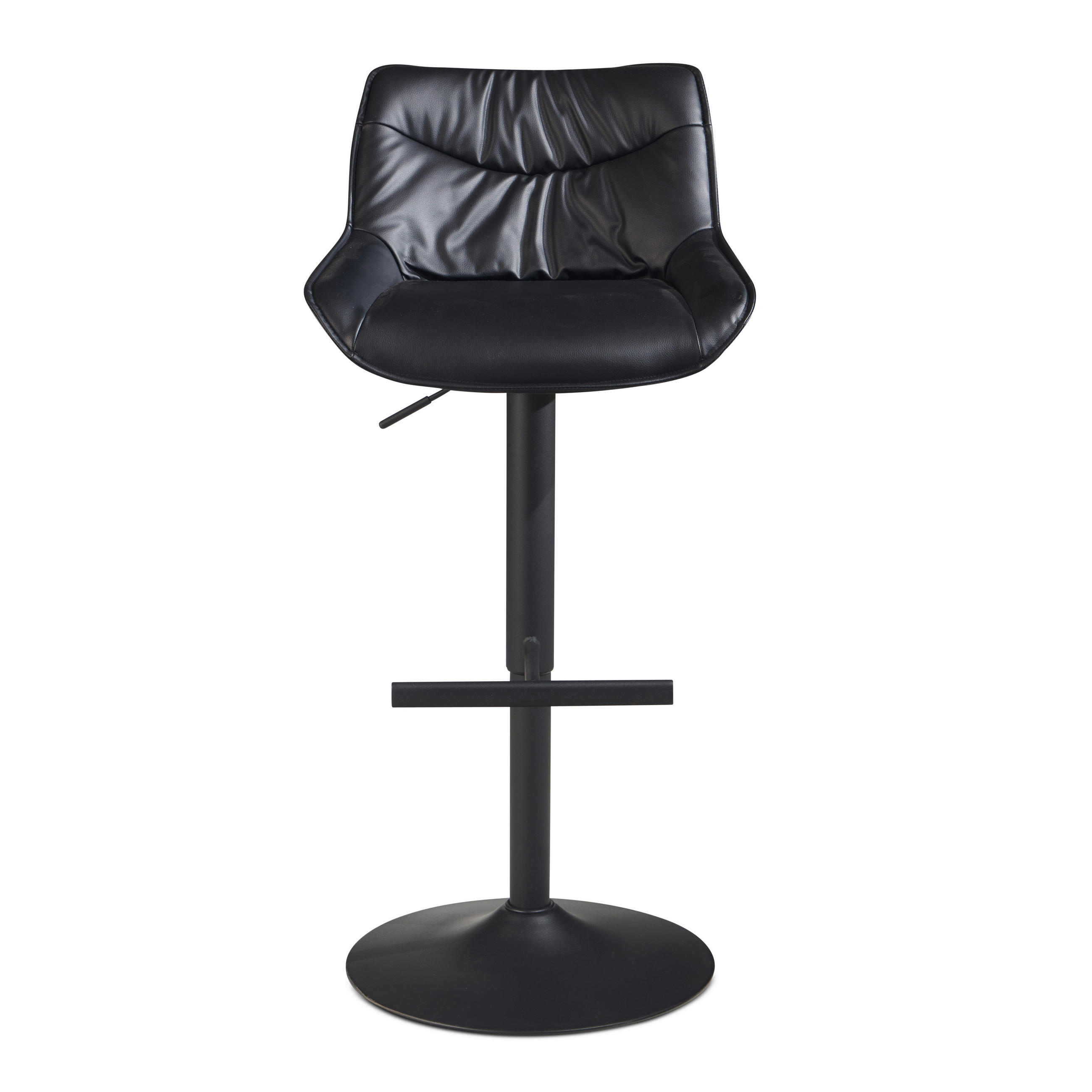 BARSKA STOLICA  crna  tekstil      - crna, Design, tekstil/metal (45/106/55cm) - MID.YOU