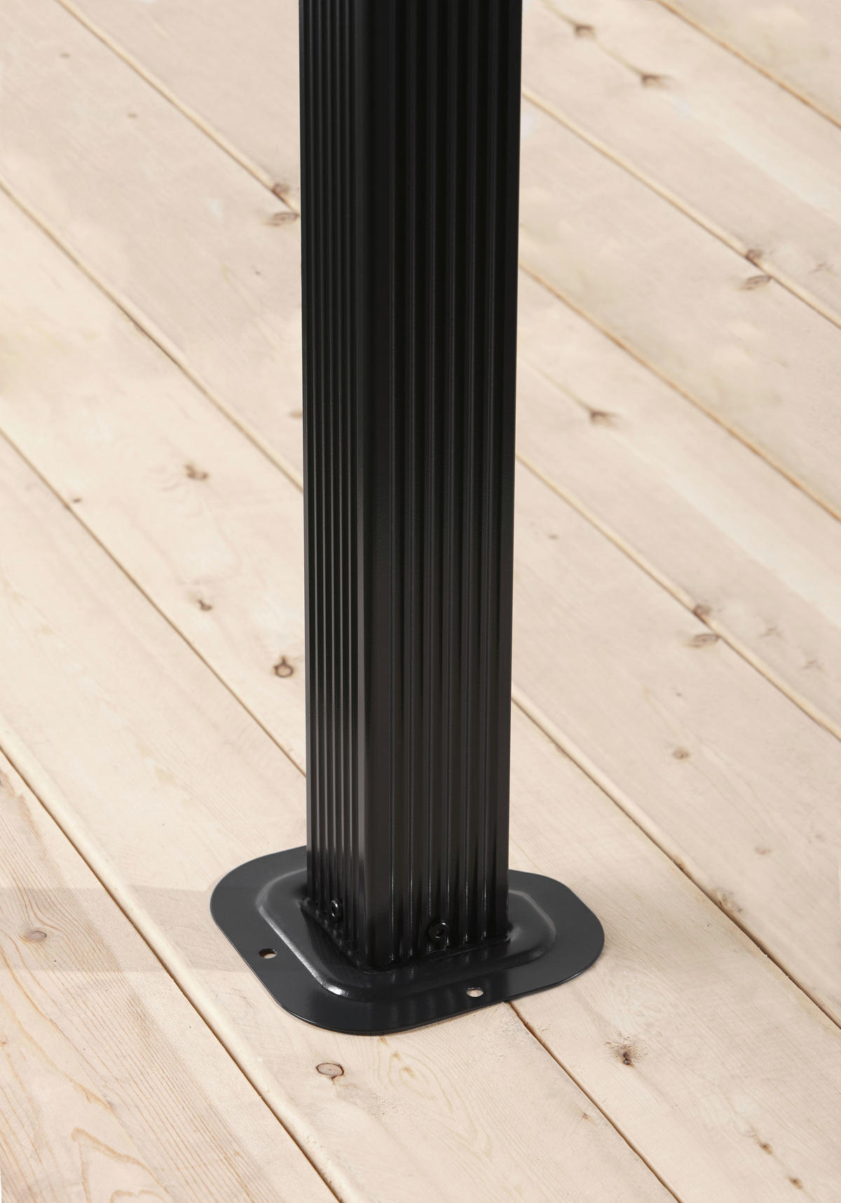 PAVILLON 298/261/298 cm Aluminium  - Anthrazit, Basics, Kunststoff/Metall (298/261/298cm) - Ambia Garden