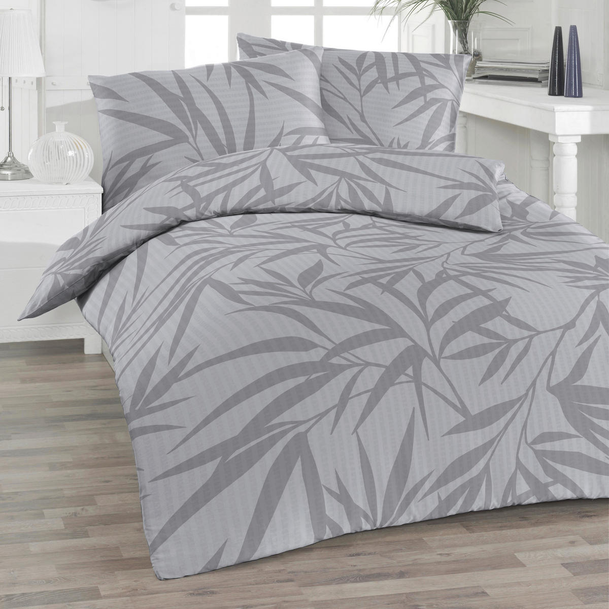 BETTWÄSCHE Seersucker 140/200 cm  - Grau, Basics, Textil (140/200cm) - Florella