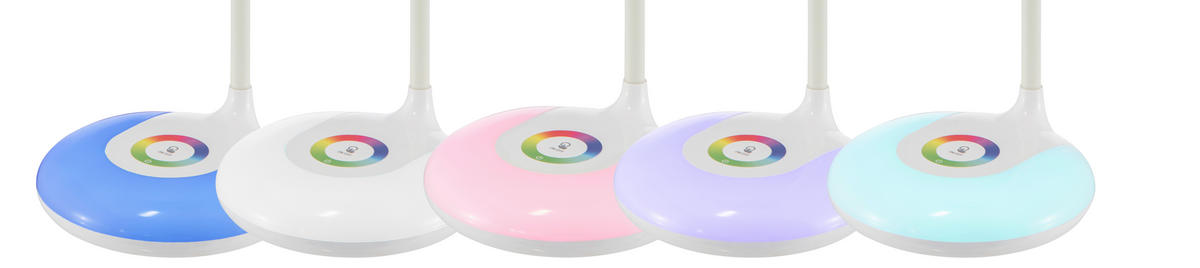 LED SVJETILJKA STOLNA COLORI  - bijela, Basics, plastika (13/38cm)