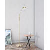 LED-STEHLEUCHTE 23/150 cm    - Messingfarben, Design, Glas/Metall (23/150cm)