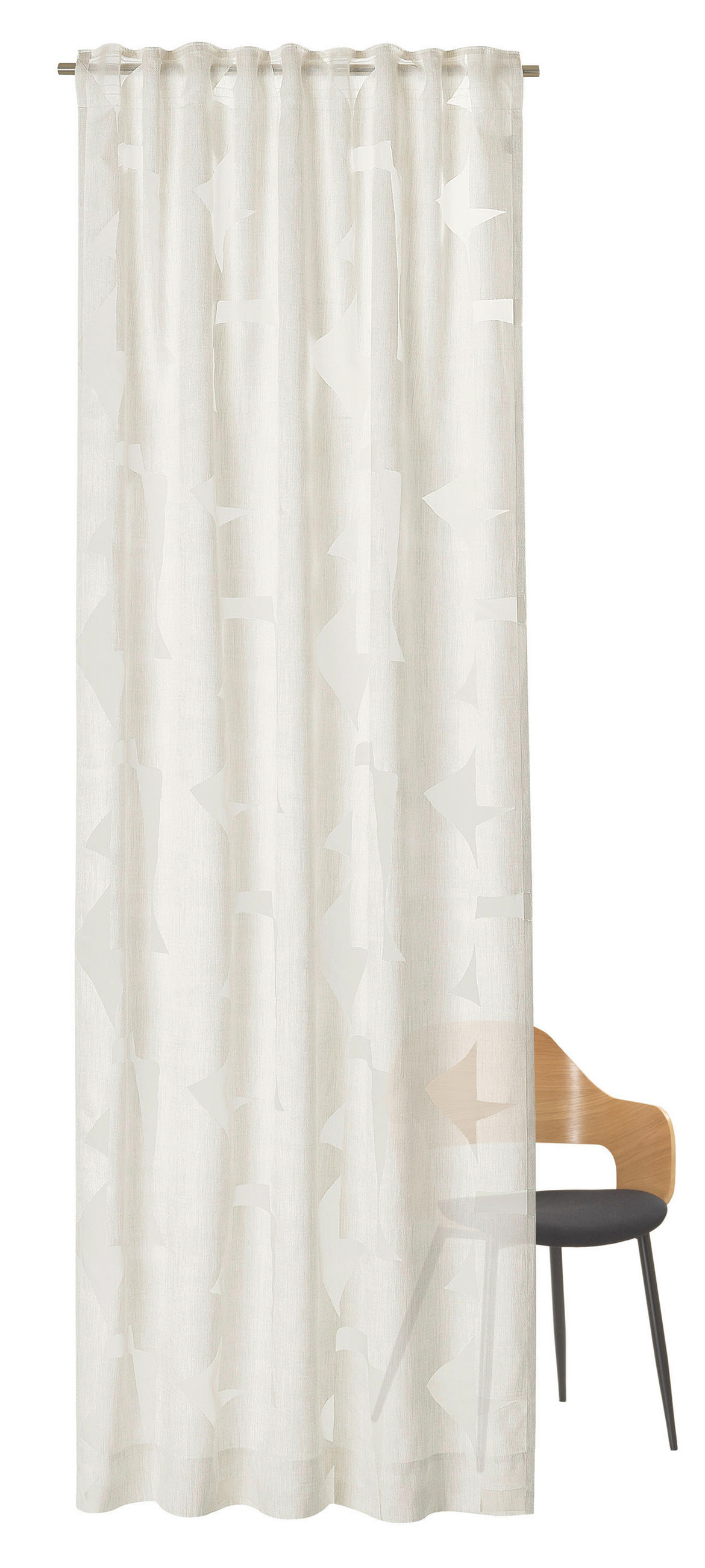 FERTIGVORHANG halbtransparent  - Creme/Weiß, Basics, Textil (125/250cm) - Schöner Wohnen