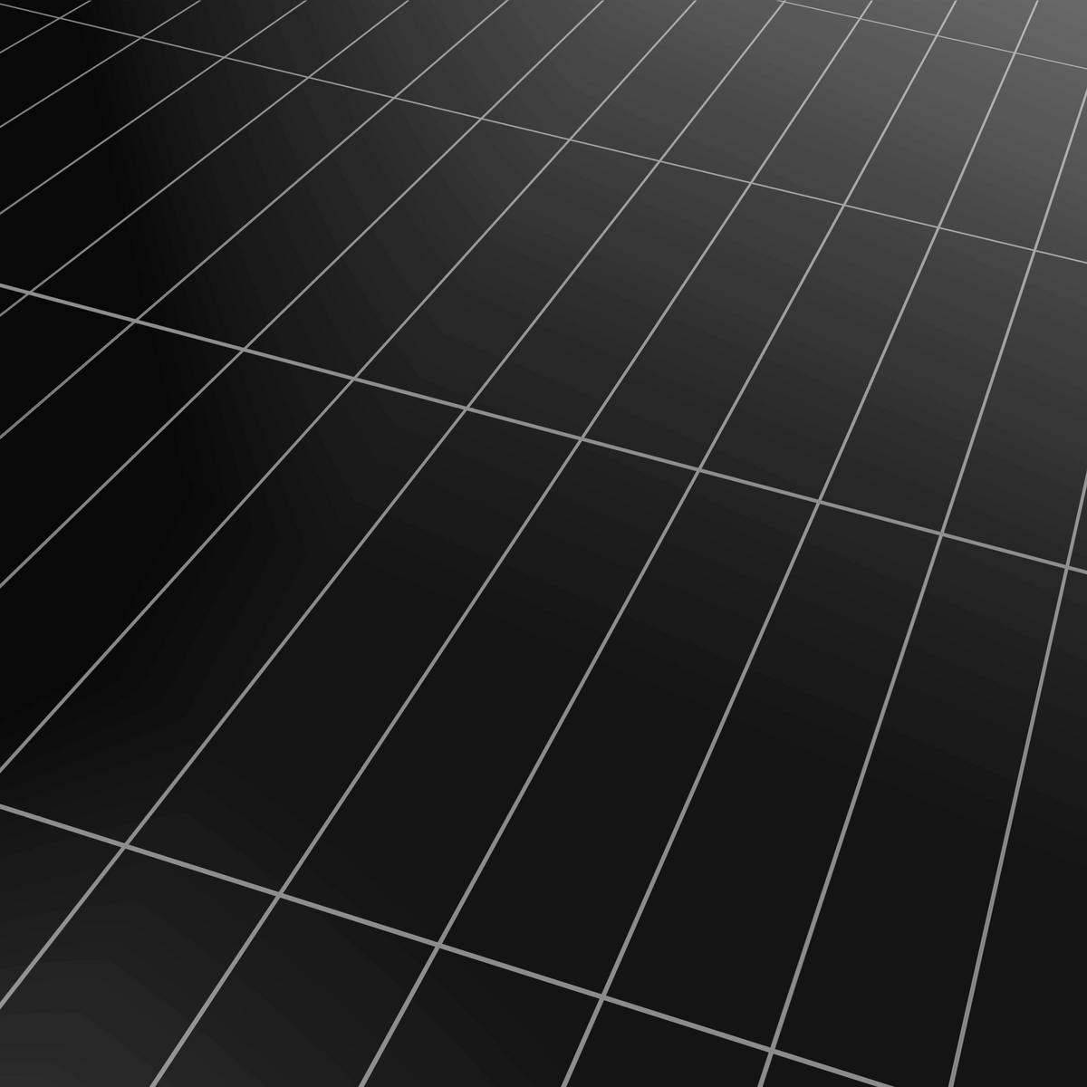 WANDPANEEL Revêt Design-Wandfliesen 3 Stück Schwarz Hochglanz  - Schwarz Hochglanz, MODERN, Kunststoff (120/60/0,37cm)