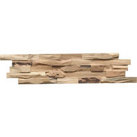 WANDVERKLEIDUNG - Hellbraun, Basics, Holz (61/15/2cm)