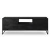 LOWBOARD  in 175/60/40 cm  - Schwarz, Trend, Holz/Metall (175/60/40cm) - Ambia Home