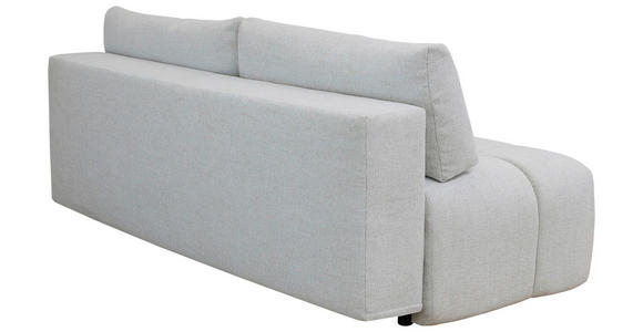 BOXSPRINGSOFA in Chenille Ecru  - Ecru/Schwarz, MODERN, Kunststoff/Textil (210/72/105cm) - Cantus