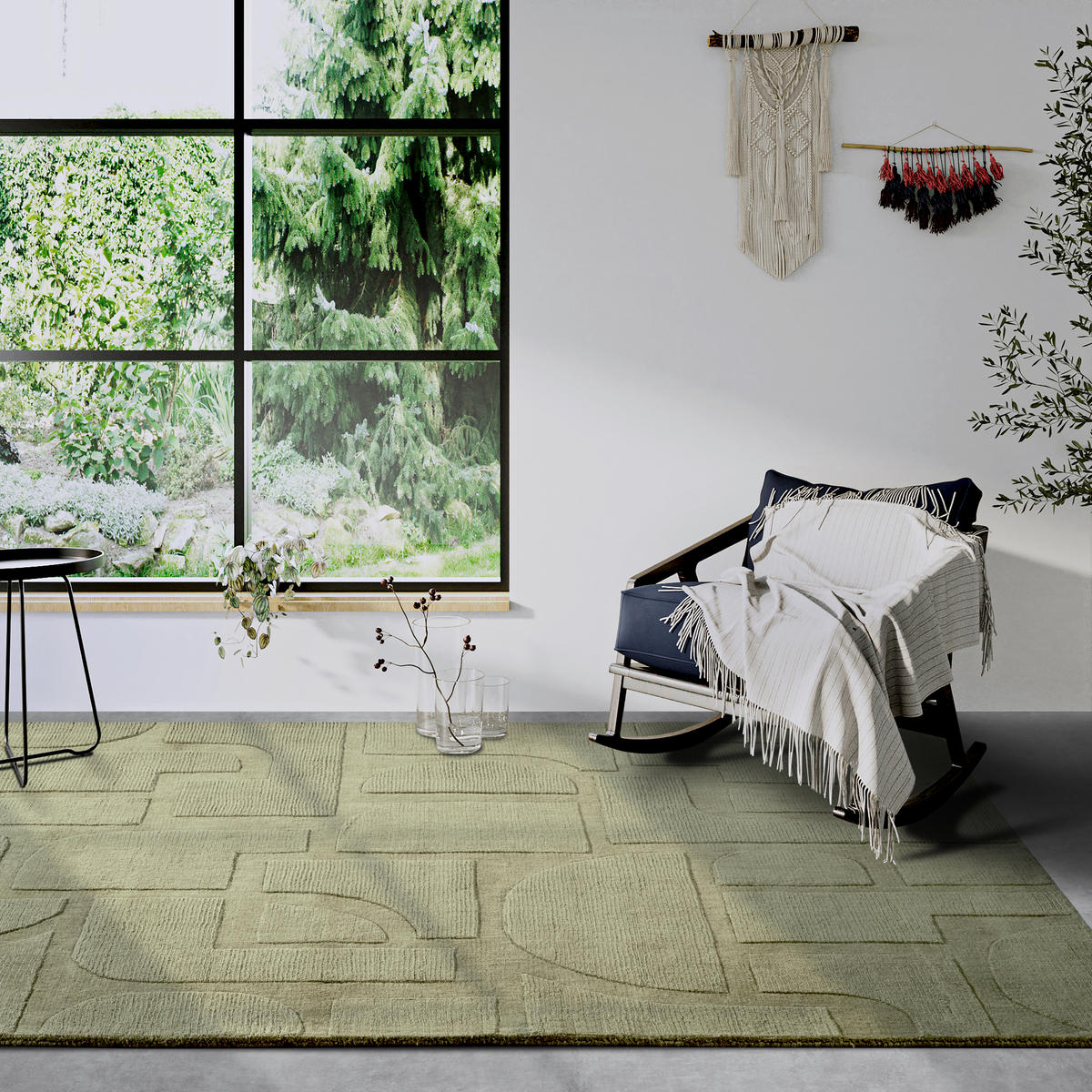 HANDWEBTEPPICH 160/230 cm Kollektion 1906 Grün  - Grün, Basics, Textil (160/230cm) - Villeroy & Boch