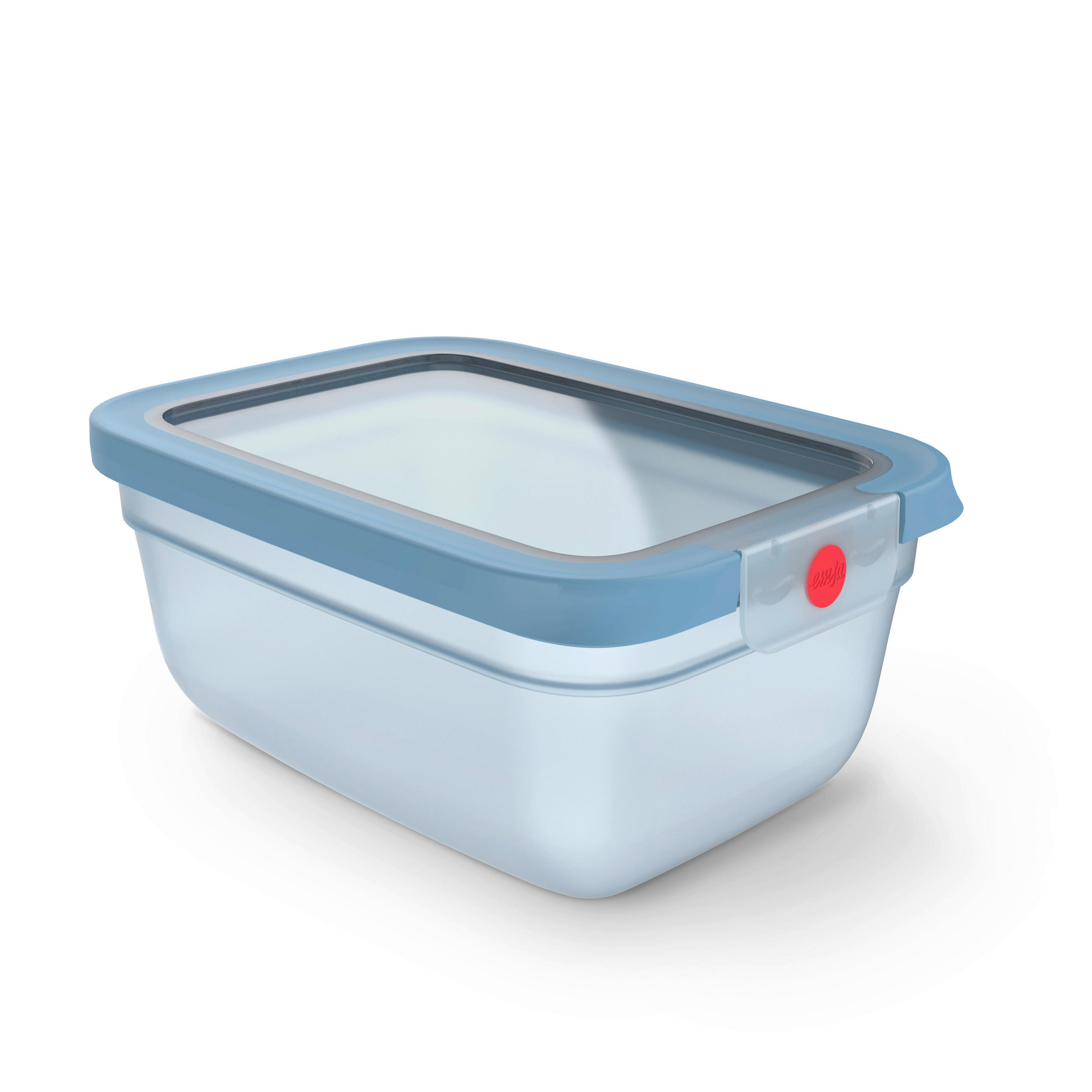 FRISCHHALTEDOSE One Click 1,5L L  - Hellblau, Basics, Kunststoff (21,73/15,95/9,44cm) - Emsa