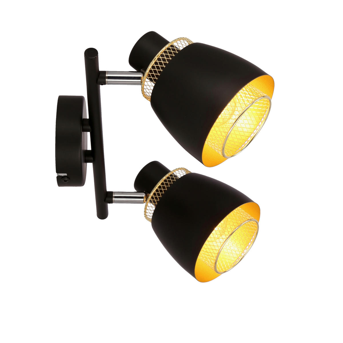 STRAHLER Aleksandria 41.5/10/18.5 cm   - Goldfarben/Schwarz, Design, Metall (41.5/10/18.5cm)