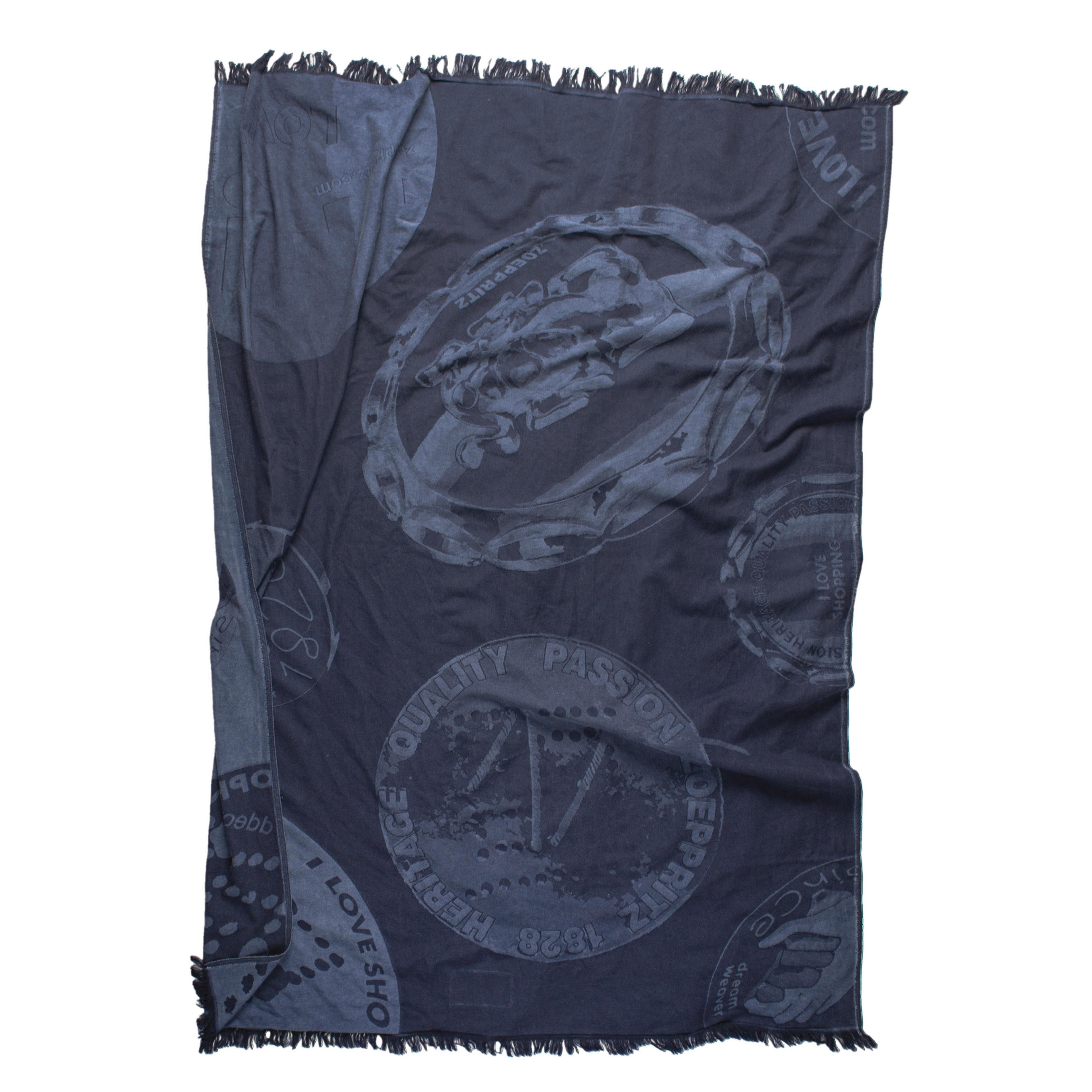 WOHNDECKE 150/200 cm  - Blau, Basics, Textil (150/200cm) - Zoeppritz