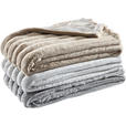 FELLDECKE ZUZANNO 150/200 cm  - Silberfarben, Textil (150/200cm) - Novel
