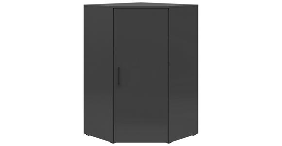 ECKKOMMODE in 101/115/79 cm - Anthrazit/Schwarz, MODERN, Holzwerkstoff/Kunststoff (101/115/79cm) - Carryhome