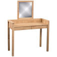 SCHMINKTISCH in Wildeiche Wildeiche  - Wildeiche, Basics, Holz (100/45/75-135cm) - Linea Natura