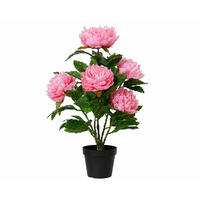 RUŽA        30/55 cm      - pink/zelena, Osnovno, kamen/metal (30/55cm) - Ambia Home