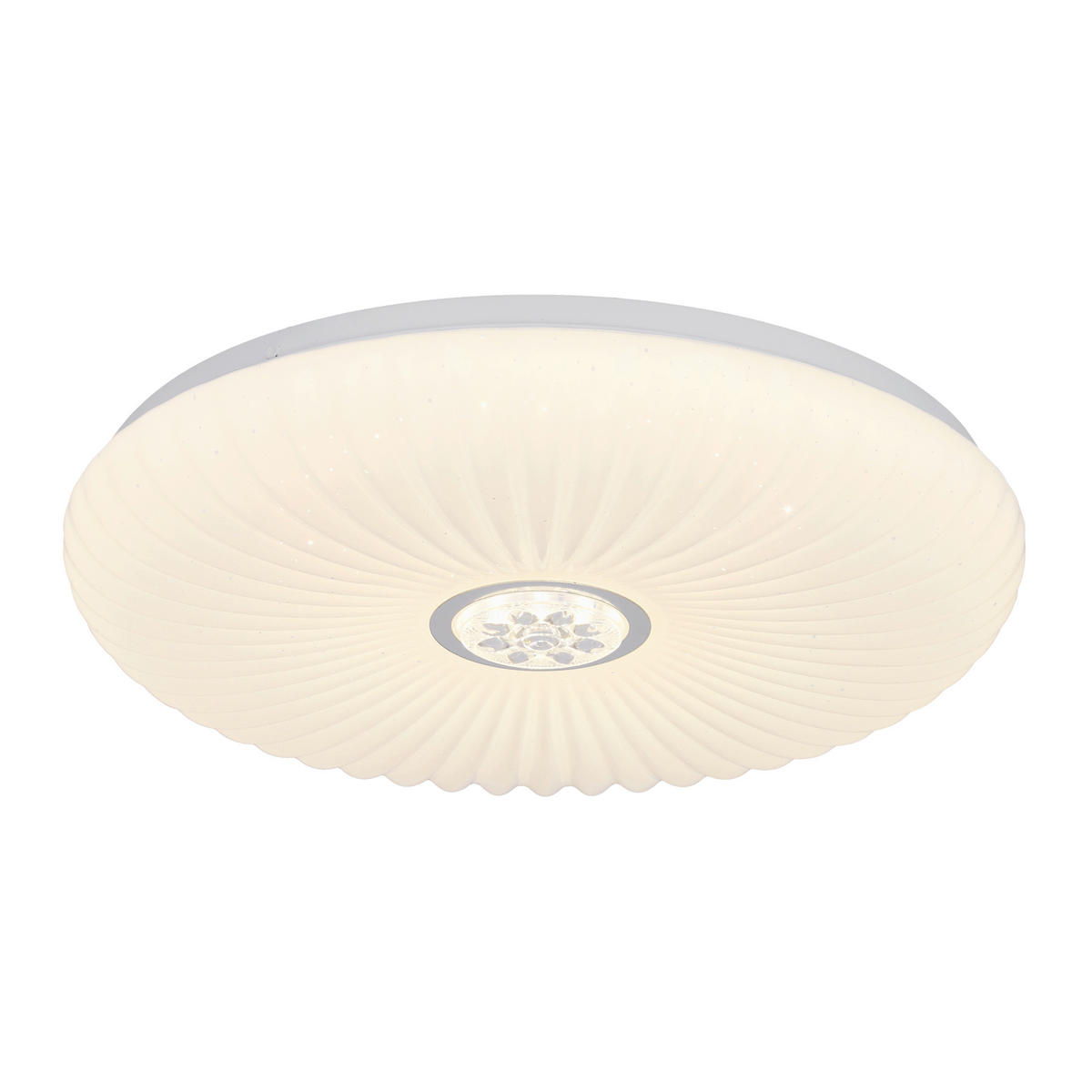 LED-DECKENLEUCHTE 38/38/7 cm   - Weiß, KONVENTIONELL, Kunststoff/Metall (38/38/7cm)