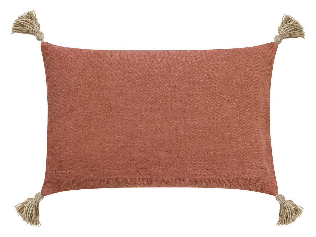 KISSENHÜLLE 40/60 cm  - Terracotta/Naturfarben, Basics, Textil (40/60cm)
