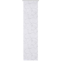 FLÄCHENVORHANG   halbtransparent  60/255 cm   - Dunkelgrau/Weiß, KONVENTIONELL, Textil (60/255cm) - Novel