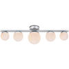 DECKENLEUCHTE PURO 65/16/12 cm   - Chromfarben/Opal, Basics (65/16/12cm) - Markslöjd