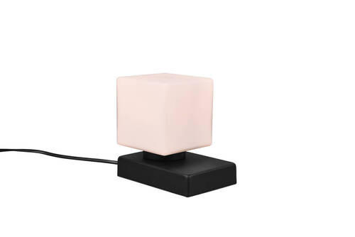 STOLNÍ LAMPA, E14, 15,0/14/10,00 cm - bílá/černá, Basics, kov/plast (15,0/14/10,00cm) - Xora