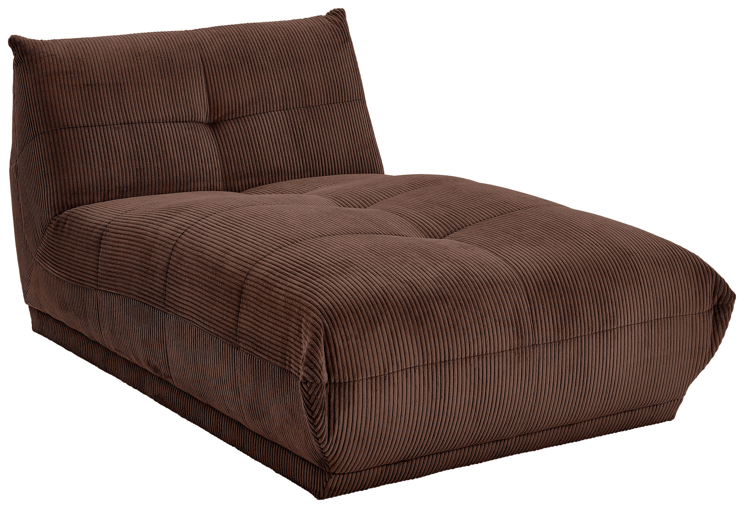 SOFAELEMENT GISELLE Cord Braun  - Braun, Trend, Textil (105/80/185cm) - Livetastic