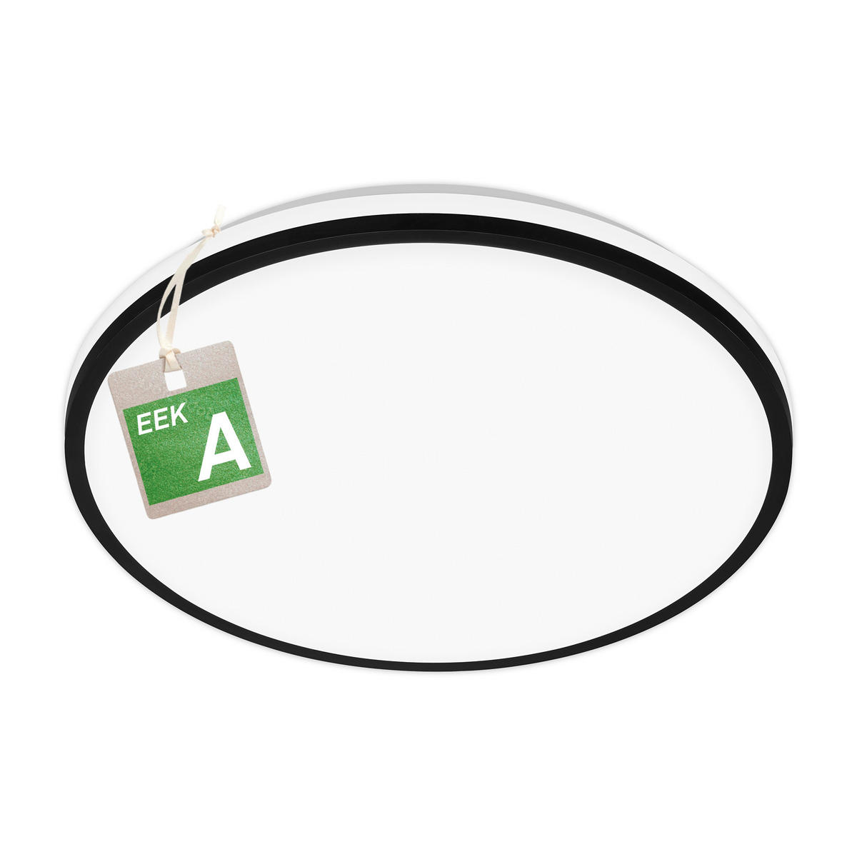 STROPNA LED-SVETILKA  Pulap A //4000 K// - črna, Basics, umetna masa (33/6cm)