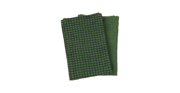 GESCHIRRTUCH-SET 2-teilig Grün - Grün, KONVENTIONELL, Textil (50/50cm) - Esposa