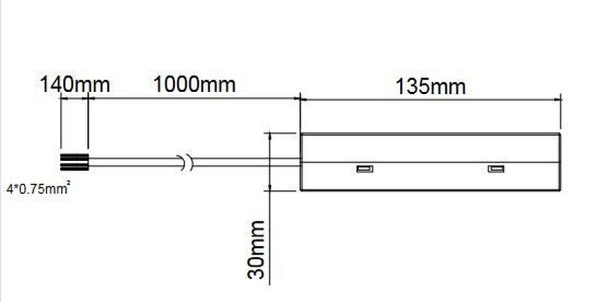 SKENSYSTEM 9/3,2/13,5 cm   - titanfärgad, Basics, plast (9/3,2/13,5cm) - Trio Leuchten