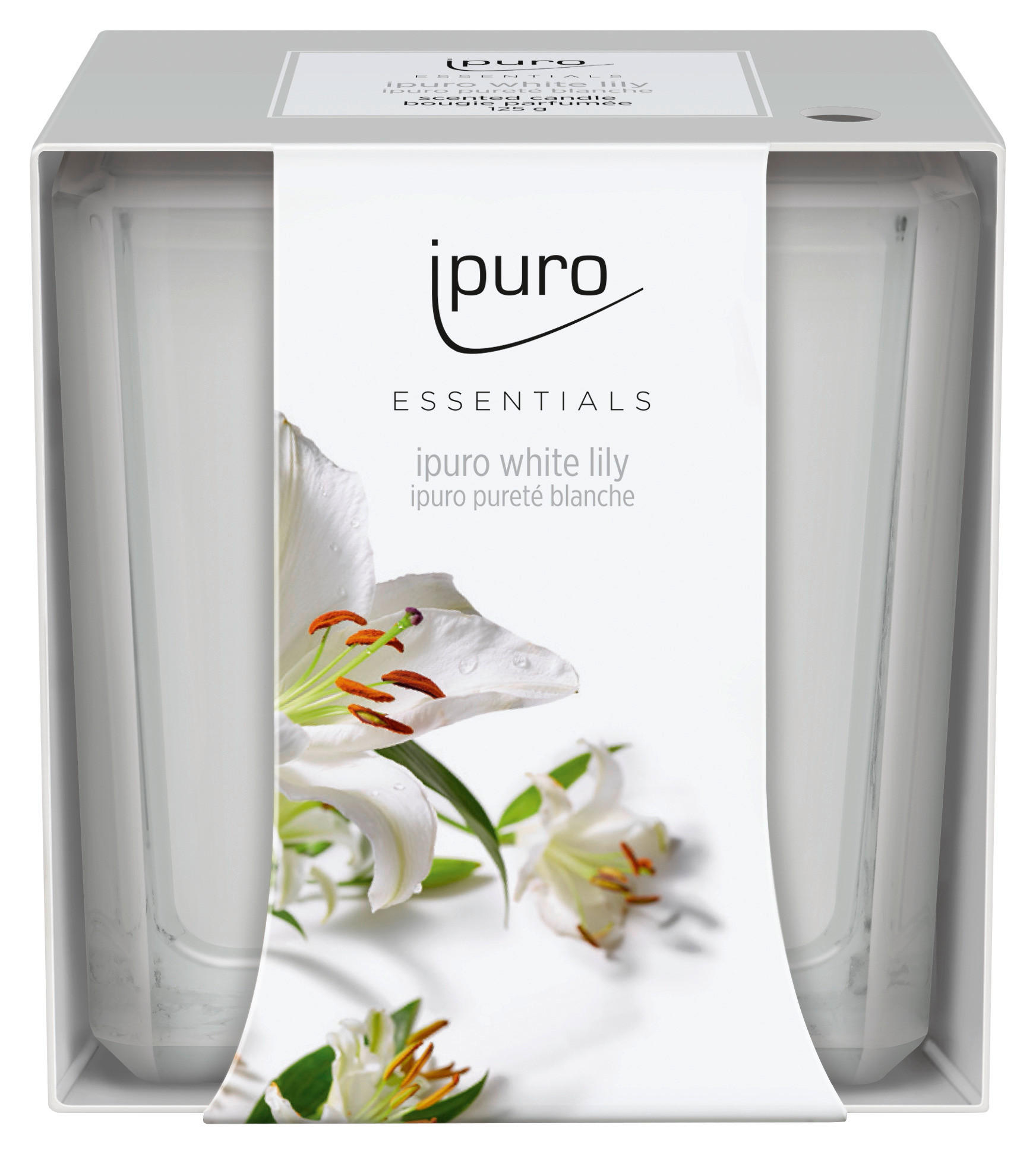 DOFTLJUS lilja  - vit, Basics, glas (6,9/6,9/6,9cm) - Ipuro