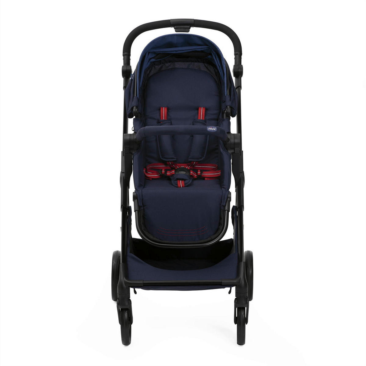 BUGGY SEETY  - Blau/Schwarz, Basics, Textil/Metall (55/73/99-110cm) - Chicco