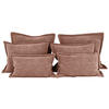 ZIERKISSENSET   70-50/60-25/10 cm  - Terracotta, Modern, Textil (70-50/60-25/10cm) - MID.YOU