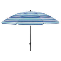 SONNENSCHIRM 160 cm Blau, Hellblau, Dunkelblau  - Blau/Anthrazit, Design, Textil/Metall (160/160cm) - Doppler