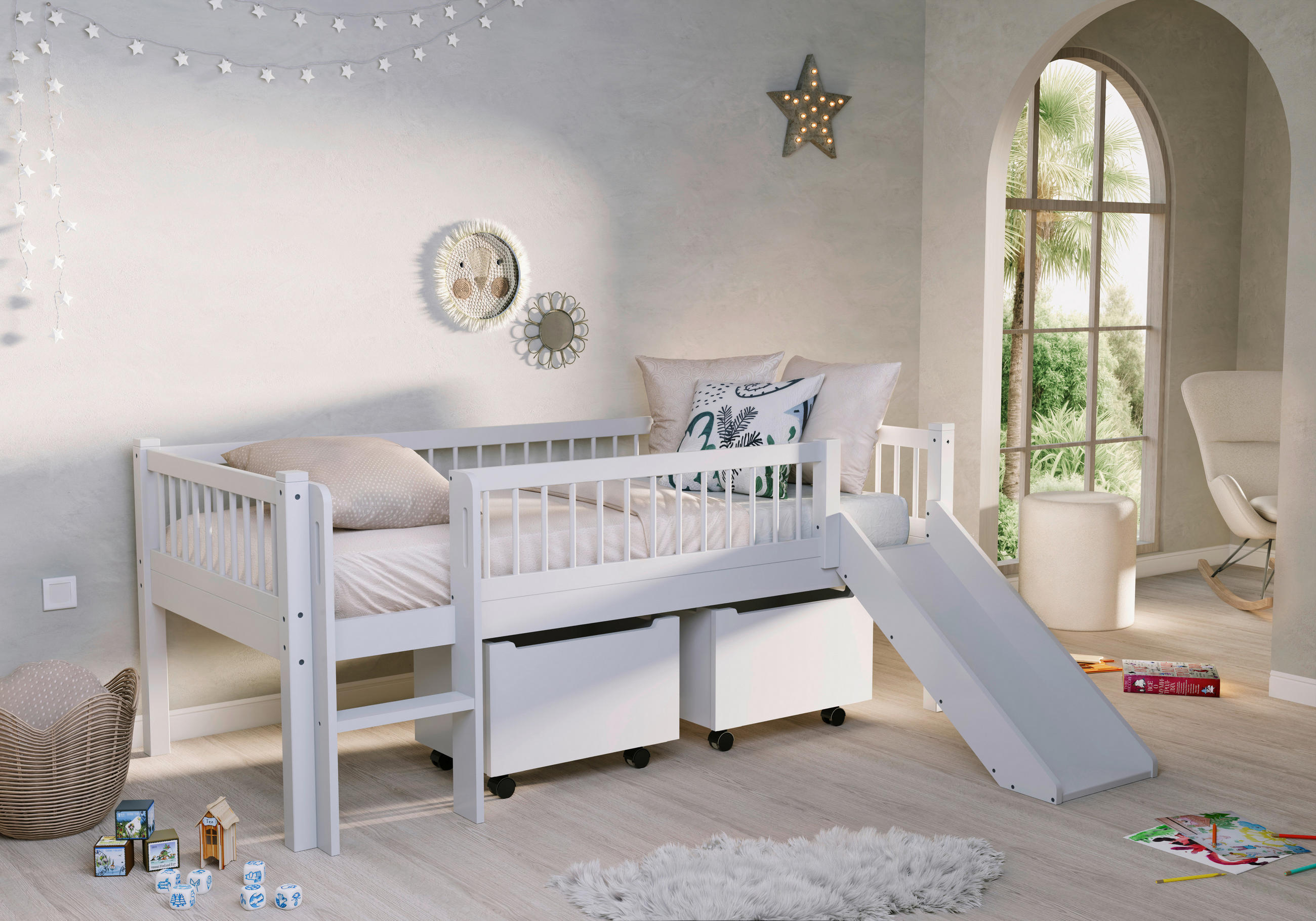 Vipack Spielbett Weiß 90x200 cm
